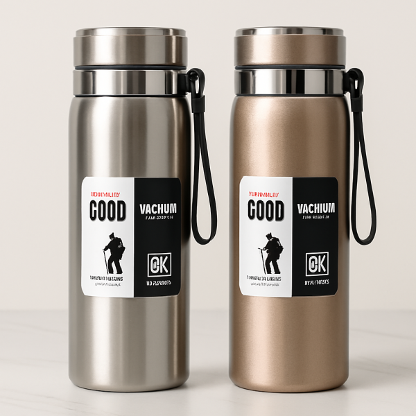 Large Capacity Stainless Steel Thermos Bottle – Hot & Cold Vacuum Flask Water Bottle 100 ml (random Color)