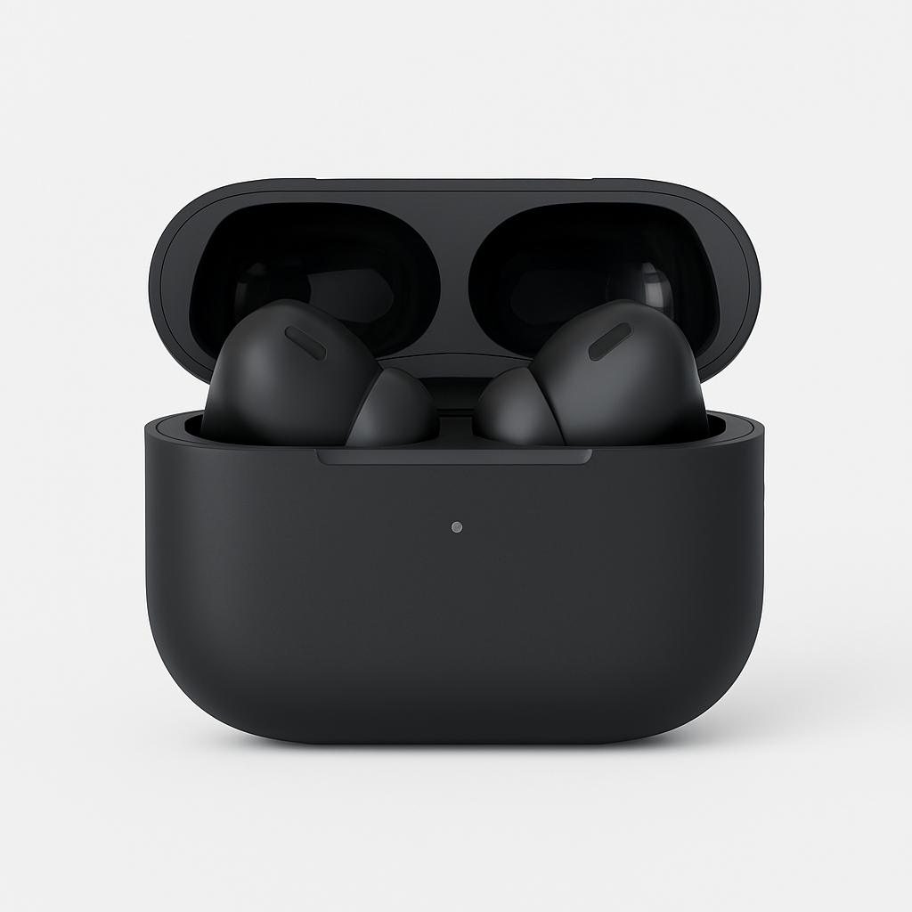 Apple Pro 2 BT Earbuds – Wireless Earphones with Buzzer, Volume Control & Wireless Charging Case
