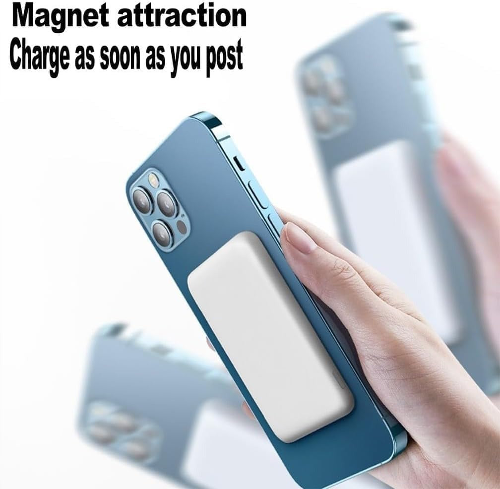 High Quality MagSafe Power Bank – 5000mAh Portable Charger with Super Strong Magnet