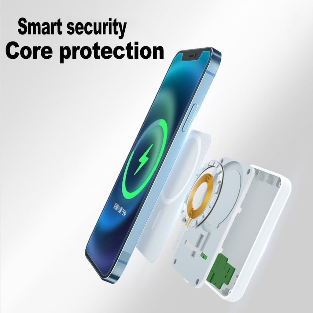 High Quality MagSafe Power Bank – 5000mAh Portable Charger with Super Strong Magnet