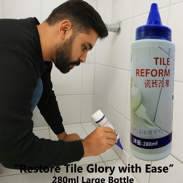 Tile Reform Glue Tiles Gap Filler Agent | Waterproof Grout Sealant Adhesive Adhesive (280ml)