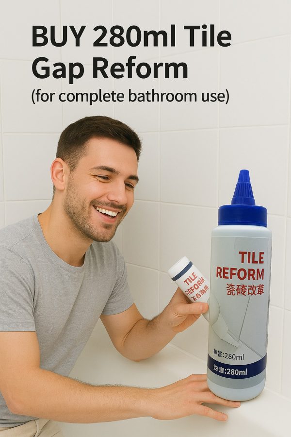Tile Reform Glue Tiles Gap Filler Agent | Waterproof Grout Sealant Adhesive Adhesive (280ml)