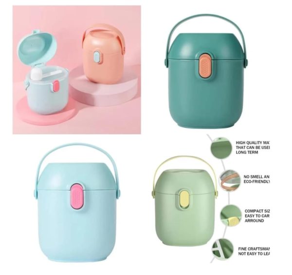 Baby Formula Dispenser Containers – Portable Airtight Milk Powder & Snack Storage For Infants, Toddlers & Kids (random Color)