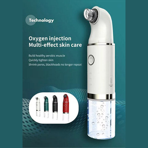 Bubble Facial & Blackhead Remover – Deep Cleanser For Acne, Pores & Glowing Skin | Pimple & Oil Control Tool | Blemish-fighting & Matte Finish | Bubble Technology Pore Purifier