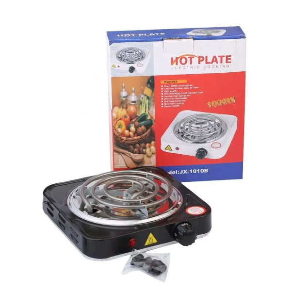 Electric Stove For Cooking – Hot Plate Heat Up In Just 2 Mins – Easy To Clean -metal Body (Random Color )