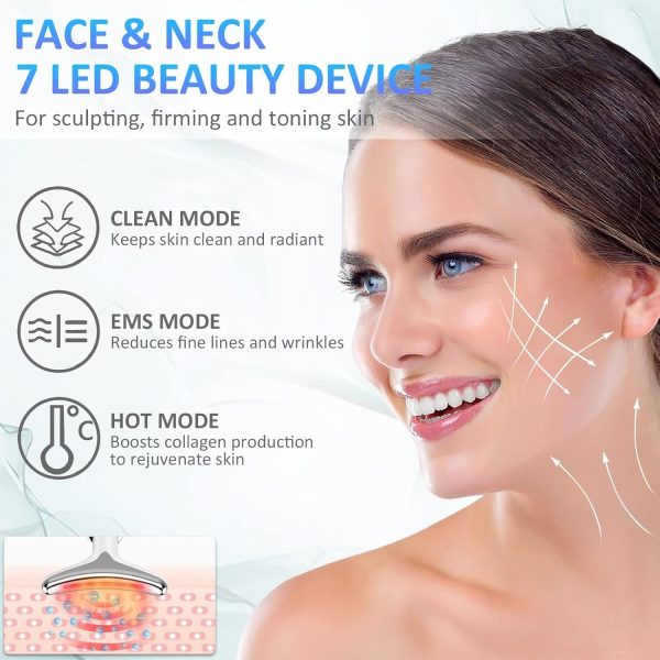 Massager Intense Pulsed Light Wrinkles Reducing Instrument – Anti Ageing & Reduces Puffiness | Face Massager For Fine Line & Wrinkles – Random Color