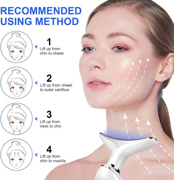 Massager Intense Pulsed Light Wrinkles Reducing Instrument – Anti Ageing & Reduces Puffiness | Face Massager For Fine Line & Wrinkles – Random Color