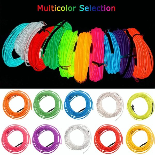 Flexible Led Neon Strip Light –multi Colors Diy, Party, Garden, And Indoor/outdoor Decoration