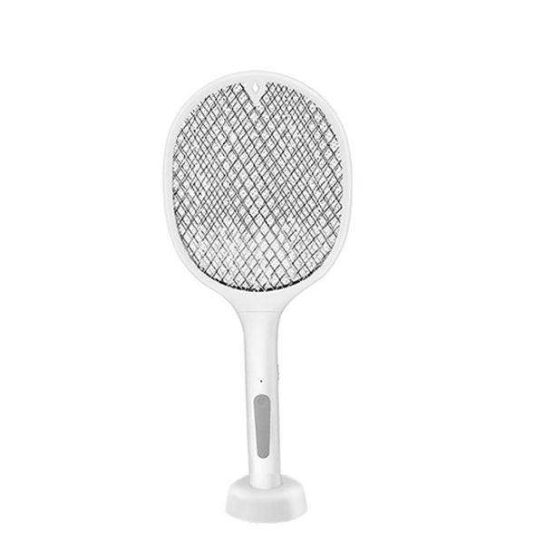 Mosquito Racket & Electric Fly Swatter Powerful Usb Rechargeable Grid 3-layer Mesh Home Fly Killer Lamp (without Box) (random Color)