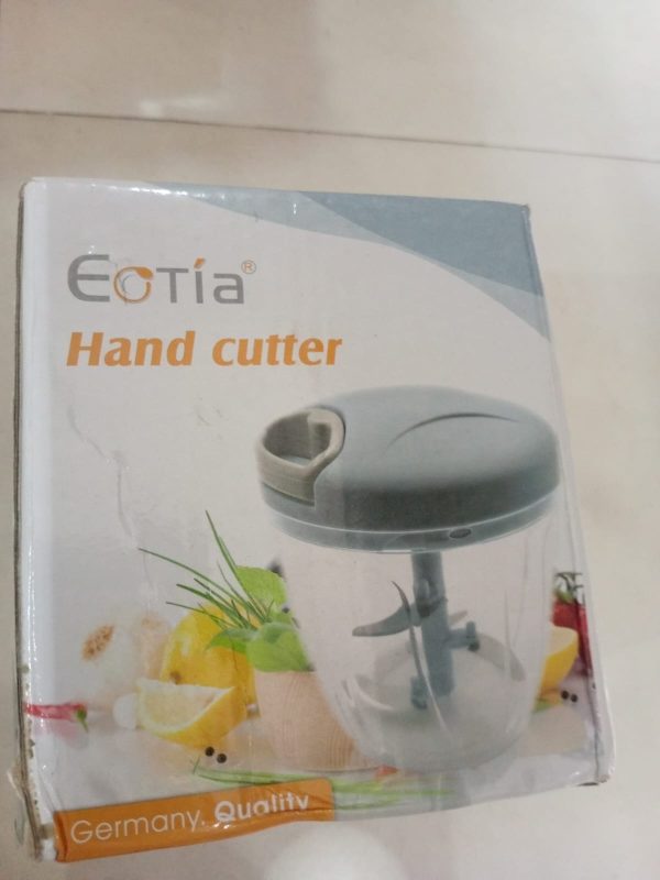 Hand Pulled Multipurpose Chopper & Cutter | Rope Pulled Chopper Multifunctional Meat Grinder, Vegetable Cutter (Random Color)