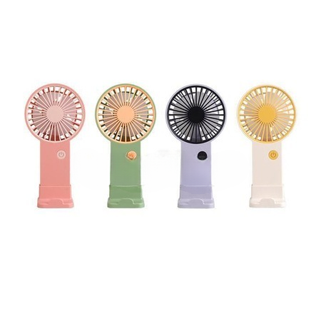 Portable Mini Rechargeable Fan – Single Speed Air Cooler For Summer Use (Random Colors)