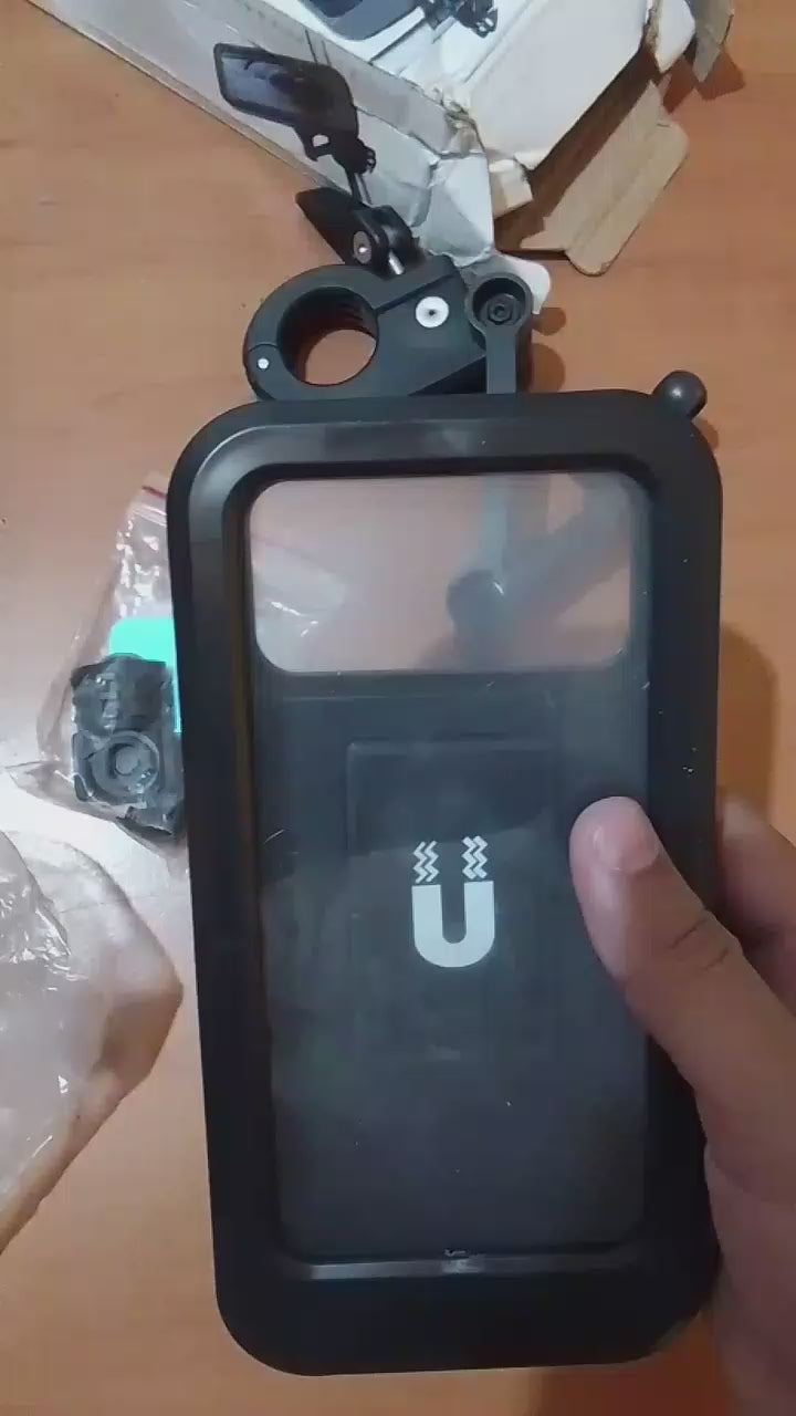 Waterproof Magnetic Bicycle Mobile Phone Holder – 360° Rotation