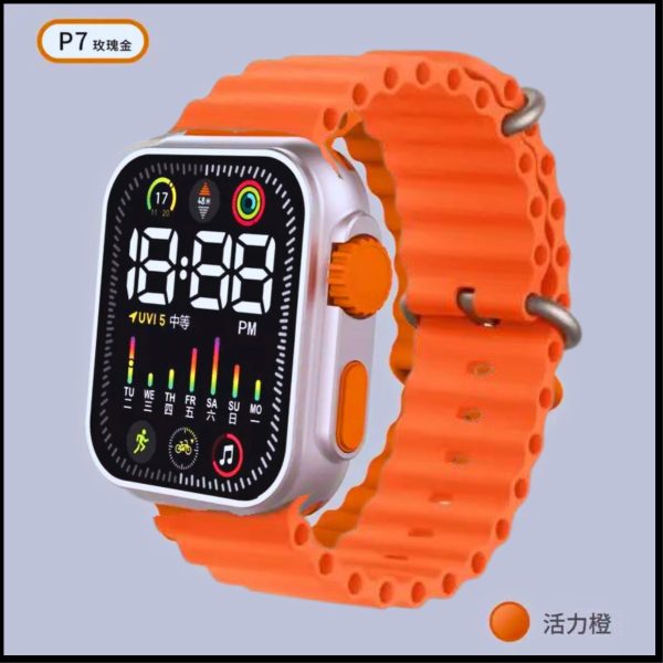 Digital Display Strap Watch
