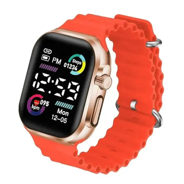 Digital Display Strap Watch