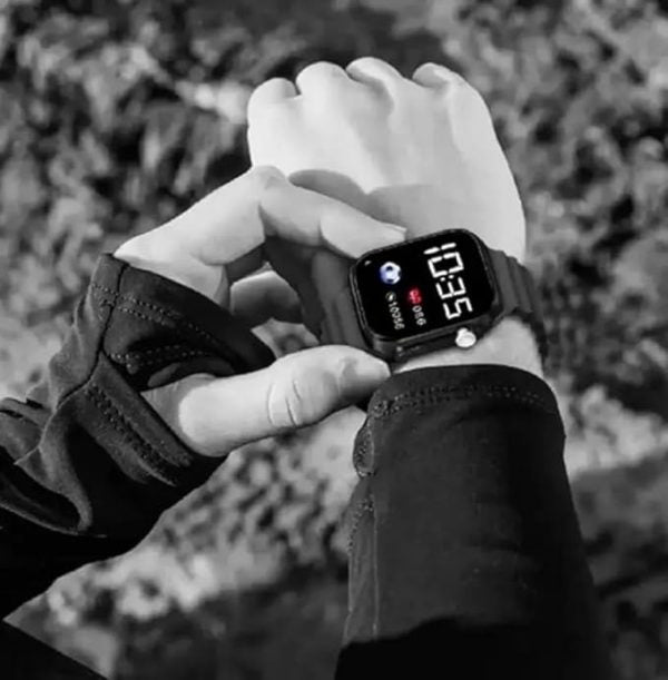 Digital Display Strap Watch