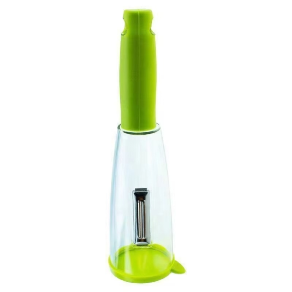 Stainless Steel Multifunctional Vegetable Fruit Peeler With Storage Box –  carrot Peeler Stainless – Veggie Peeler Kitchen Gadgets – Potatoes Cucumber Vegetables Carrot Peeler ( Random Color )
